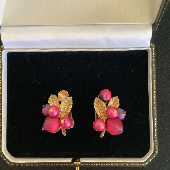 Vintage ART signed brooch & earrings sets. - Picture 8 of 12